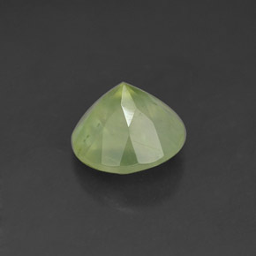 Prehnita verde natural de 1,97 ct, transparente, transparente / translúcido