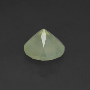 Prehnita verde natural de 2,08 ct, transparente, transparente / translúcido