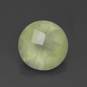 Prehnite Verde natural de 1.67 ct, Transparente, Transparente / Translúcido