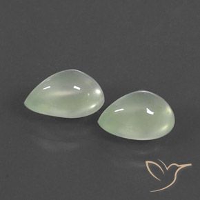 3.71ctw Natural Yellow Green  Prehnite, En forma de pera, Transparente
