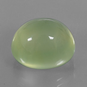 Prehnita verde natural de 13,26 ct, transparente, transparente / translúcido