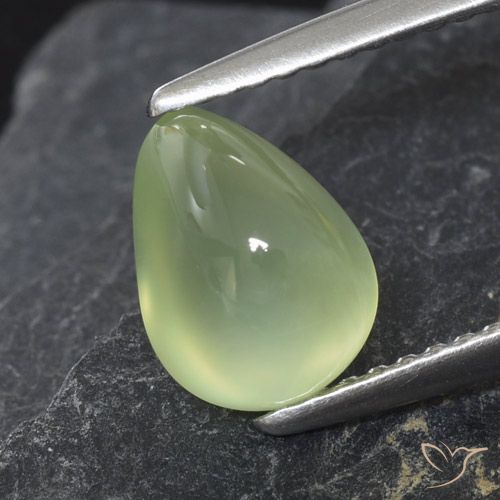 2.52ct Natural Yellow Green  Prehnite, En forma de pera, Transparente