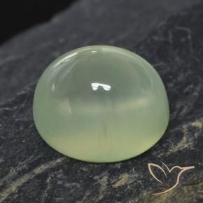Prehnite Pale Green  natural de 3.21 ct, Ovalada, Transparente