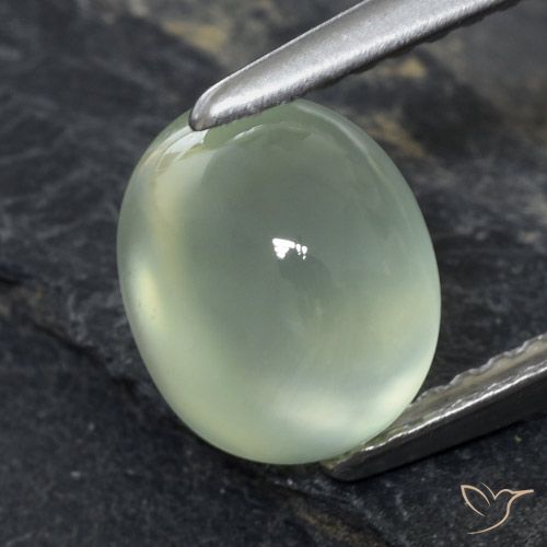 2.61ct Natural Light Green  Prehnite, Ovalada, Transparente