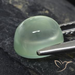 Prehnite Light Green  natural de 2.61 ct, Ovalada, Transparente