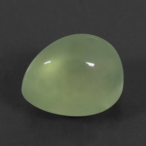 Prehnite Verde natural de 4.69 ct, Transparente, Transparente / Translúcido