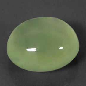 Prehnita verde natural de 17,09 ct, transparente, transparente / translúcido