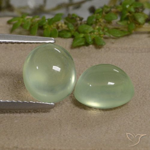 5.20ctw Natural Yellow Green  Prehnite, Ovalada, Translúcido