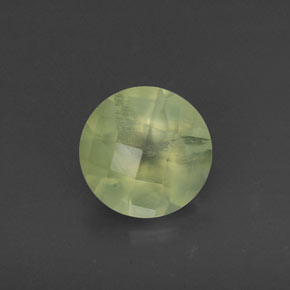 Prehnita verde natural de 1,78 ct, transparente, transparente / translúcido