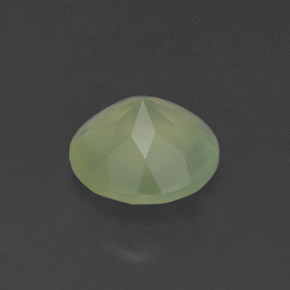 Prehnita verde natural de 1,83 ct, transparente, transparente / translúcido
