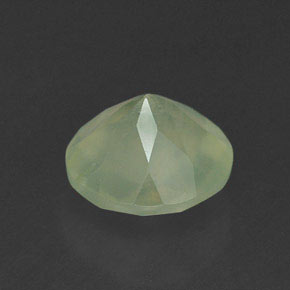 Prehnita verde natural de 1,95 ct, transparente, transparente / translúcido
