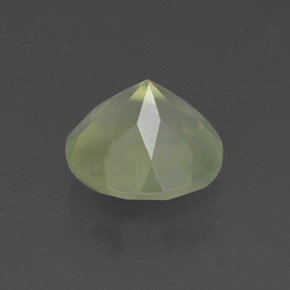 Prehnita verde natural de 1,92 ct, transparente, transparente / translúcido
