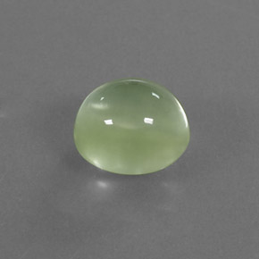 Prehnita verde natural de 4,13 ct, transparente, transparente / translúcido