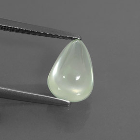 Prehnita verde natural de 2,08 ct, transparente, transparente / translúcido