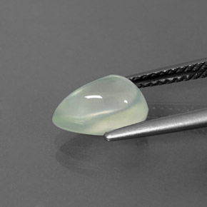 Prehnita verde natural de 2,08 ct, transparente, transparente / translúcido