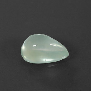 Prehnita verde natural de 3,84 ct, transparente, transparente / translúcido