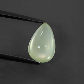 Prehnite Verde natural de 2.43 ct, Transparente, Transparente / Translúcido