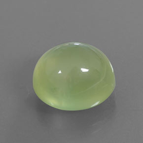 Prehnita verde natural de 15,68 ct, transparente, transparente / translúcido