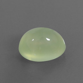 Prehnita verde natural de 8,99 ct, transparente, transparente / translúcido