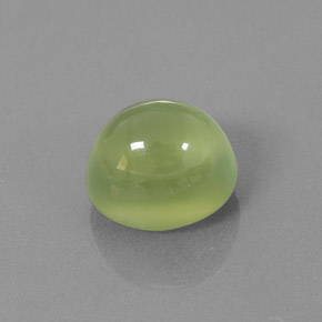 Prehnite Verde natural de 4.17 ct, Transparente, Transparente / Translúcido