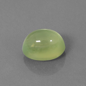 Prehnita verde natural de 4,46 ct, transparente, transparente / translúcido