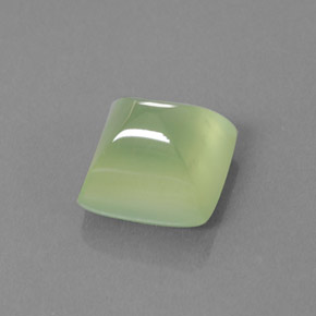 Prehnita verde natural de 4,92 ct, transparente, transparente / translúcido