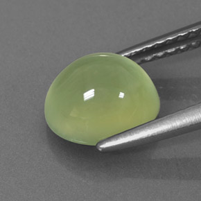 Prehnita verde natural de 2,28 ct, transparente, transparente / translúcido