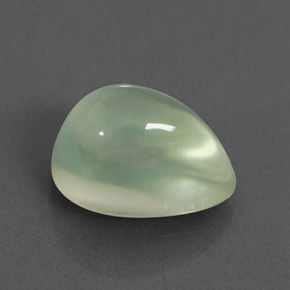 Prehnita verde natural de 2,35 ct, transparente, transparente / translúcido