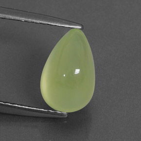 Prehnita verde natural de 2,38 ct, transparente, transparente / translúcido