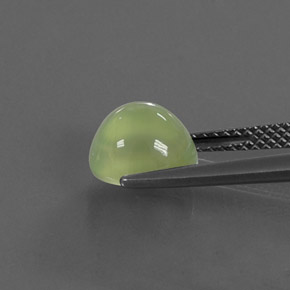 Prehnite Verde natural de 2.76 ct, Transparente, Transparente / Translúcido