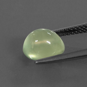 Prehnita verde natural de 2,48 ct, transparente, transparente / translúcido