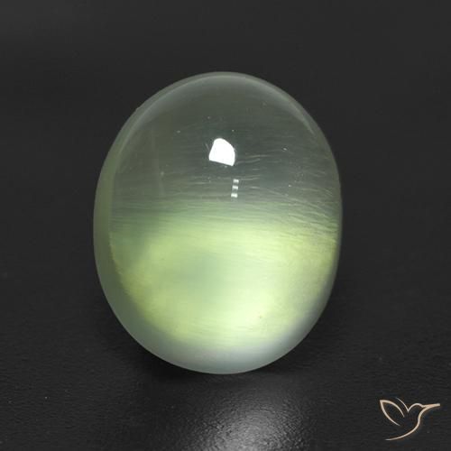 2.72ct Natural Yellow Green  Prehnite, Ovalada, Transparente