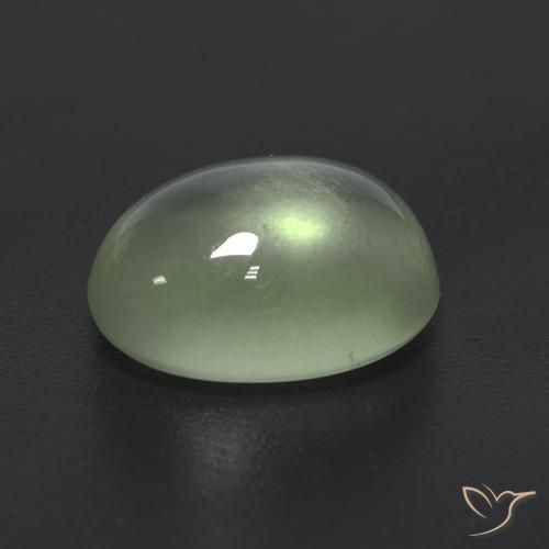 Prehnite Yellow Green  natural de 2.72 ct, Ovalada, Transparente