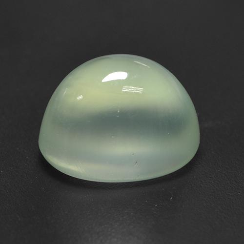 Prehnita verde natural de 2,70 ct, corte óvalo, transparente