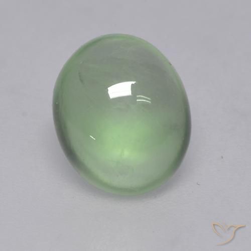 1.73ct Natural Very Light Green  Prehnite, Ovalada, Transparente