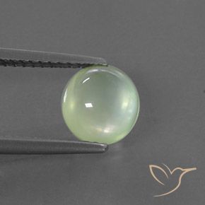 1.86ct Natural Yellow Green  Prehnite, Ovalada, Transparente / Translúcido