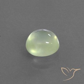 Prehnite Yellow Green  natural de 1.86 ct, Ovalada, Transparente / Translúcido