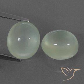 6.26ctw Natural Light Hazel Green    Prehnite, Ovalada, Transparente / Translúcido
