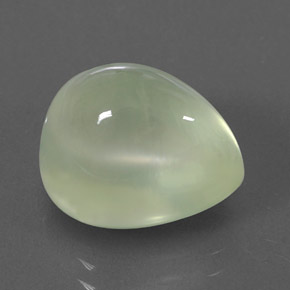 Prehnita verde natural de 9,95 ct, transparente, transparente / translúcido