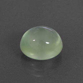 Prehnita verde natural de 3,85 ct, transparente, transparente / translúcido