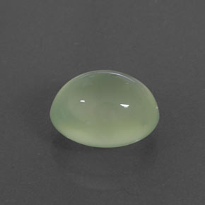 Prehnita verde natural de 3,50 ct, transparente, transparente / translúcido