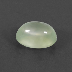 Prehnita verde natural de 3,09 ct, transparente, transparente / translúcido