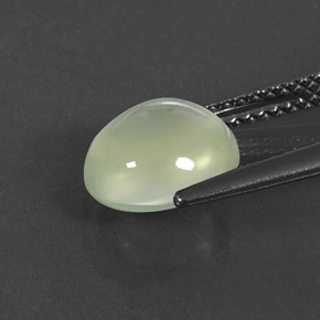 Prehnite Verde natural de 2.61 ct, Transparente, Transparente / Translúcido