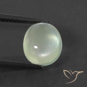 2.92ct Natural Light Yellowish Green  Prehnite, Ovalada, Transparente / Translúcido