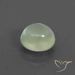 Prehnite Pale Green  natural de 2.37 ct, Ovalada, Transparente / Translúcido