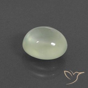 Prehnite Medium Green  natural de 2.64 ct, Ovalada, Transparente / Translúcido