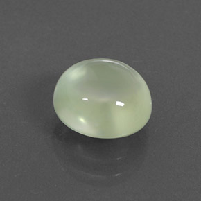 Prehnita verde natural de 2,99 ct, transparente, transparente / translúcido