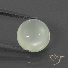 2.83ct Natural Warm Light Green  Prehnite, Ovalada, Transparente / Translúcido