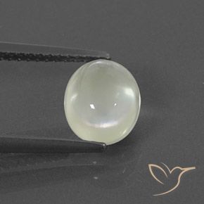 1.70ct Natural Light Green  Prehnite, Ovalada, Transparente