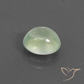 Prehnite Verde claro natural de 1.76 ct, Ovalada, Transparente / Translúcido